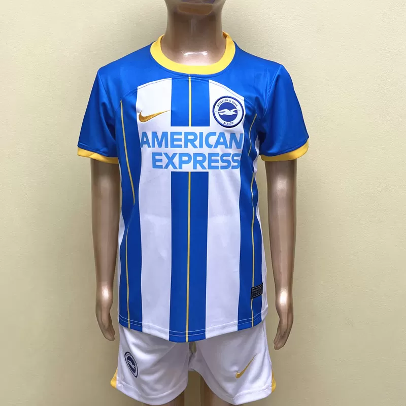 2023-24 Brighton & Hove Albion F.C. Tricou Acasa Pentru Copii