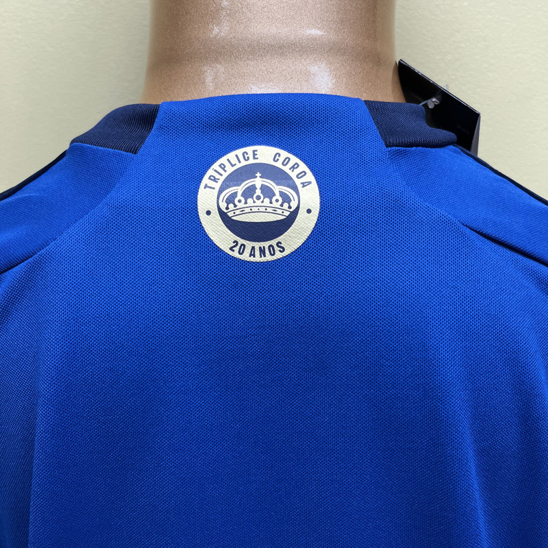 2023-24 Cruzeiro Esporte Clube Tricou Acasa Pentru Copii detalj