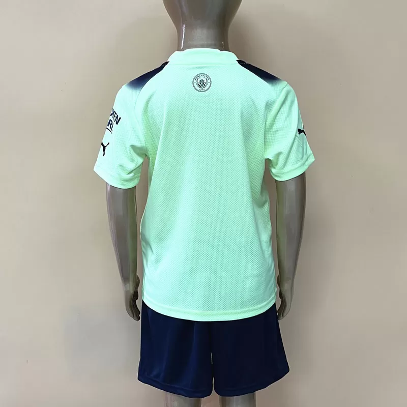 Manchester City III 2022-23 Tricou Deplasare Pentru Copii