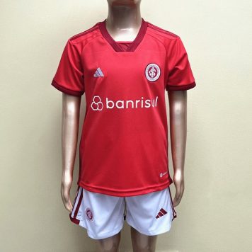 Tricou Acasa Sport Club Internacional 2023/24 Pentru Copii Maneca scurta + Pantaloni scurti