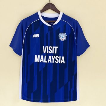 Cardiff 23-24 Tricou Acasa Kit Albastru Tricou fotbal