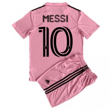 Inter Miami 2023-24 Lionel Messi #10 Tricou Acasa pentru copii Kit