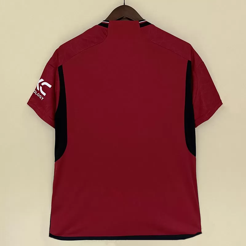 Manchester United F.C. 2023-24 Tricou Acasă Spate
