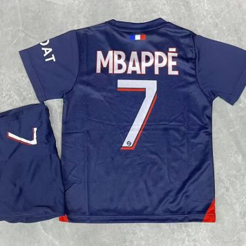 Paris Saint-Germain PSG 2022-23 Tricou Acasă Mbappe #7 Pentru Copii