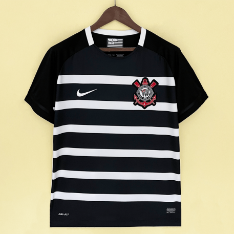 Personalizare gratuită Epocă Corinthians 2015-16 Tricou Deplasar