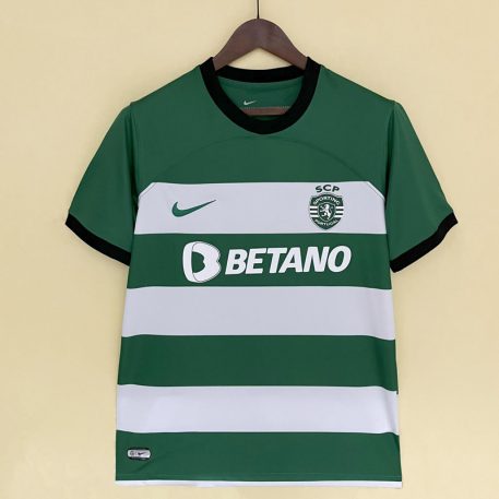 Sporting Lisbon 2023-24 Tricou Acasa Maneca Scurta