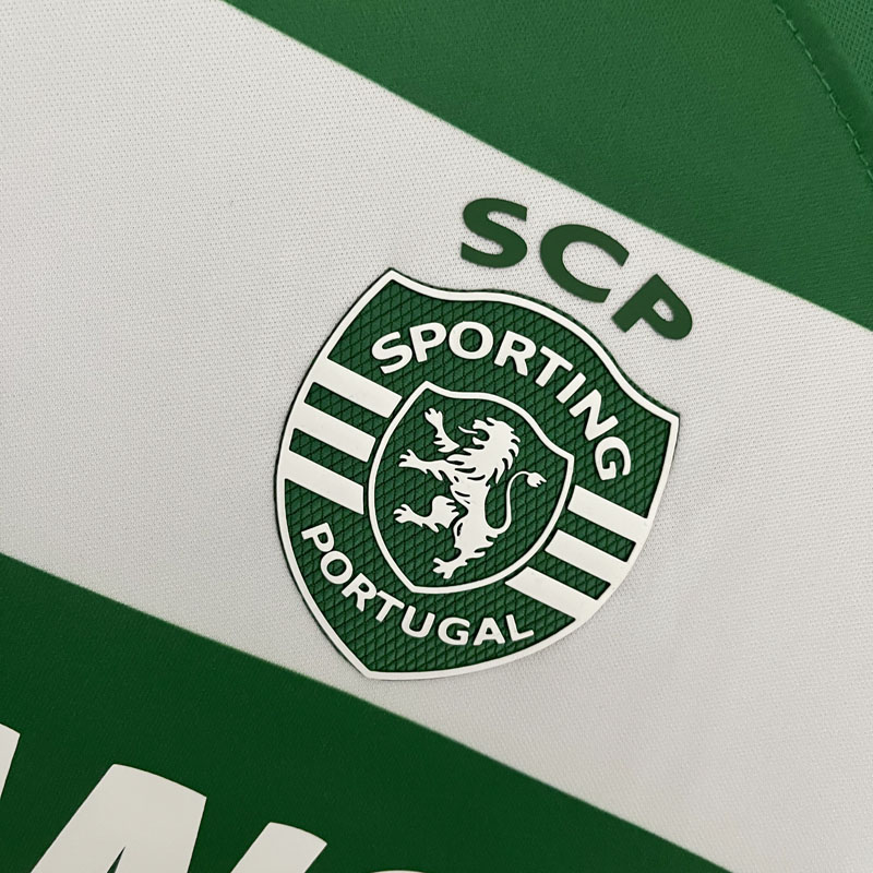 Sporting Lisbon 2023-24 Tricou Acasa Maneca Scurta SCP