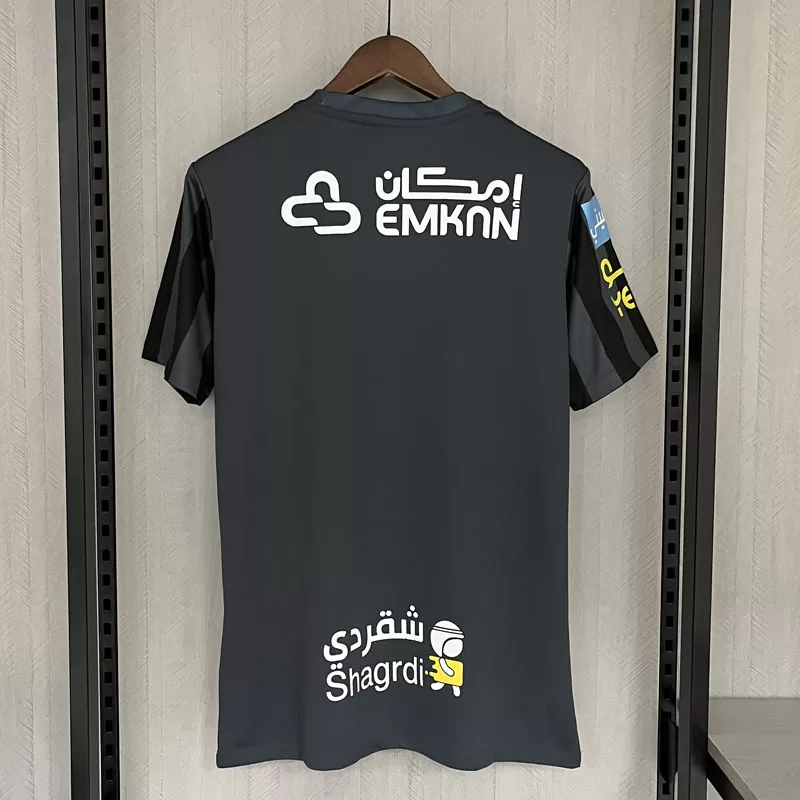 2023-24 Jeddah United Tricou Deplasare Negru 1