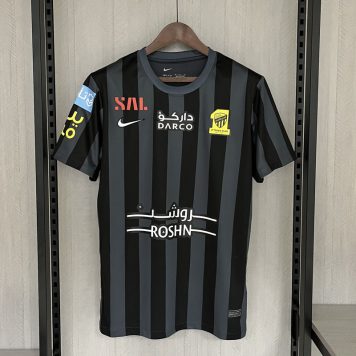 2023-24 Jeddah United Tricou Deplasare Negru