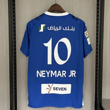 2023-24 Riyadh Crescent Tricou Acasa Albastru Neymar JR#10