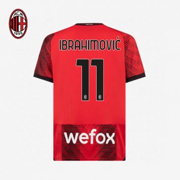 2023–24 AC Milan Tricou Acasa Ibrahimovic #11