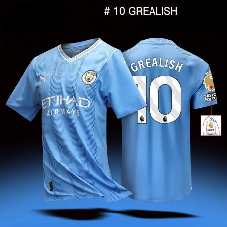 2023–24 Manchester City F.C. #10 Grealish Tricou Acasa