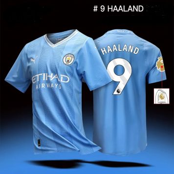 2023–24 Manchester City F.C. Haaland #9 Tricou Acasa