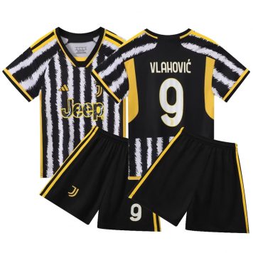 2023-24 Juventus Tricou Acasa Vlahović #9 Pentru Copii