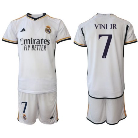 2023 24 Real Madrid Fotbal Tricou Acasa Vinícius Júnior #7