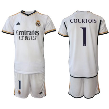 2023-24 Real Madrid Tricou Acasa Dani Courtois #1