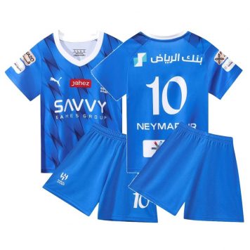 Al-Hilal 2023-24 Tricou Acasa #10 Kit Pentru Copii