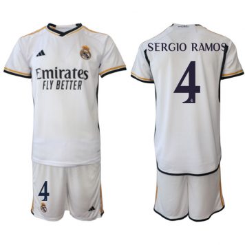 Real Madrid 2023-24 Tricou Acasa #4 Sergio Ramos