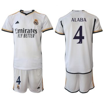 Real Madrid 2023-24 Tricou Acasa David Alaba Number 4
