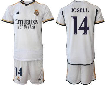 Tricouri de fotbal Real Madrid 2023 24 Tricou Acasa NO 14 Joselu