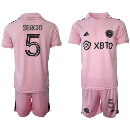 Inter Miami 2023-24 NO.18 Sergio Tricou Acasa pentru copii Kit