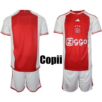 2023-24 Ajax Tricou Acasa Roșu și alb
