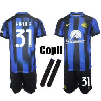 2023-24 Inter Milan Tricou Acasa Asamoah #31 PIROLA Copii Kit