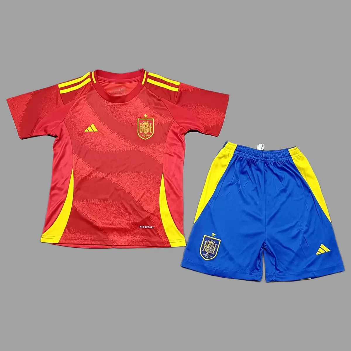 2024 Spain Tricou Acasă Pentru Copii Roșu - imagine 2
