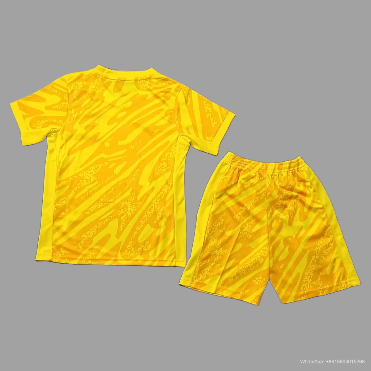 2024 Portugal Portar Tricou fotbal Galben Pentru Copii - imagine 2