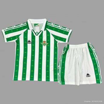 95 97 Real Betis BalompiE Tricou Acasa Pentru Copii