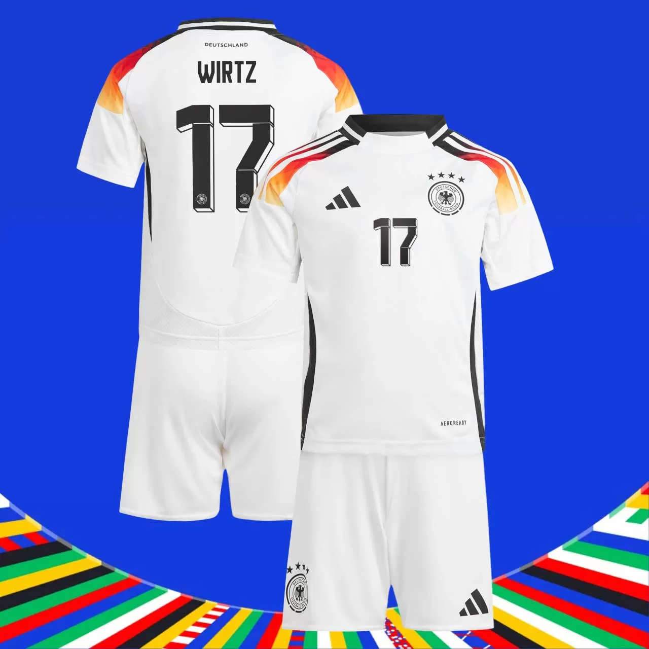 Euro 2024 Germania Tricou Acasa Wirtz #17 Pentru Copii