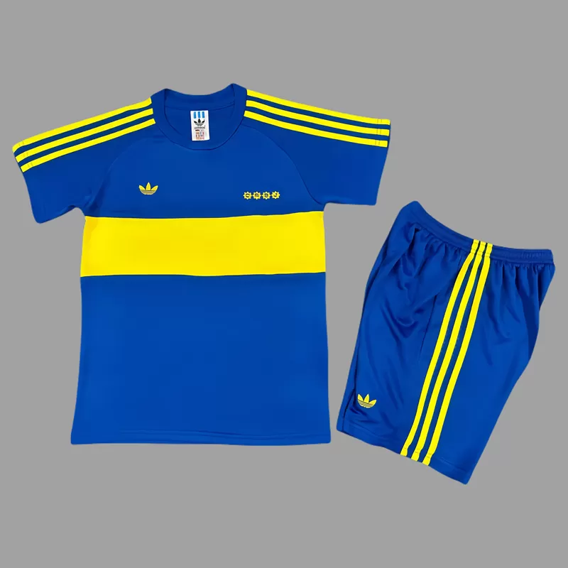 1981 Boca Juniors Tricou Acasa Tricou Fotbal Vintage Pentru Copii