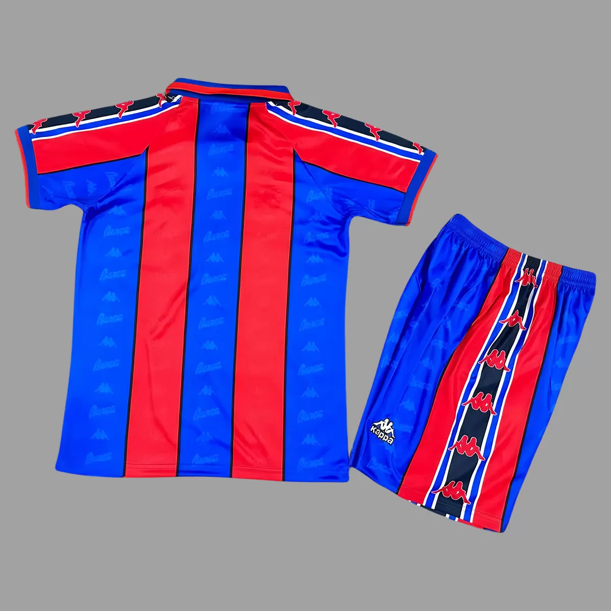95/97 Barcelona Tricou Acasa Tricou Fotbal Vintage Pentru Copii - imagine 2