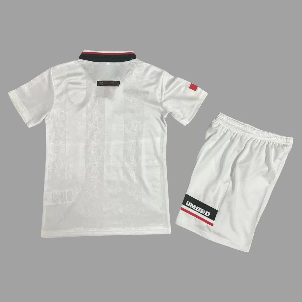 98/99 Manchester United Tricou Deplasar Vintage Pentru Copii - imagine 2