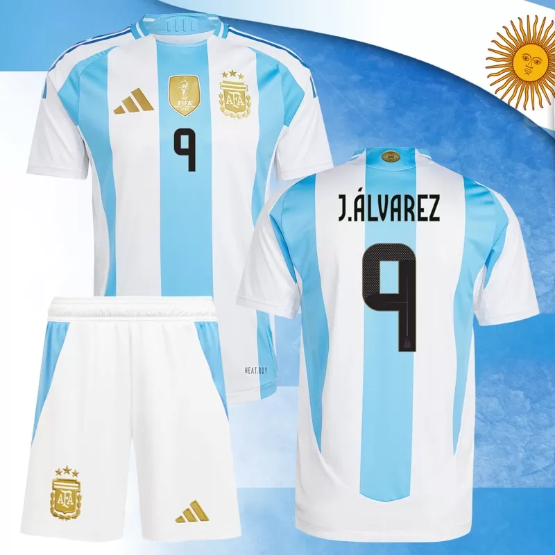 Argentina Copa América 2024 Tricou Acasa J Álvarez #9