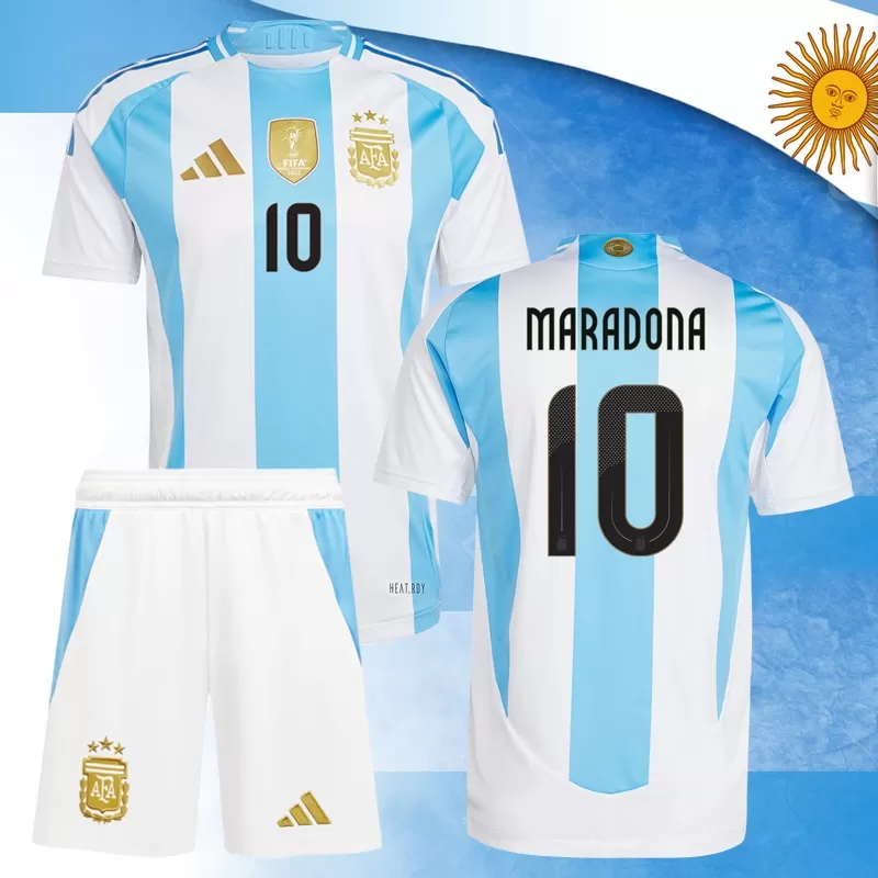Argentina Copa América 2024 Tricou Acasa Maradona number 10