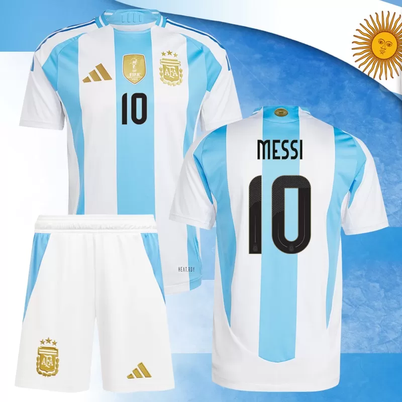 Argentina Copa América 2024 Tricou Acasa Messi Number 10