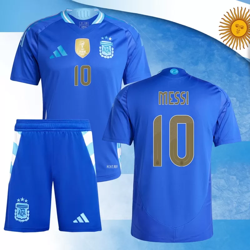 Argentina Copa América 2024 Tricou Deplasare #10 Messi