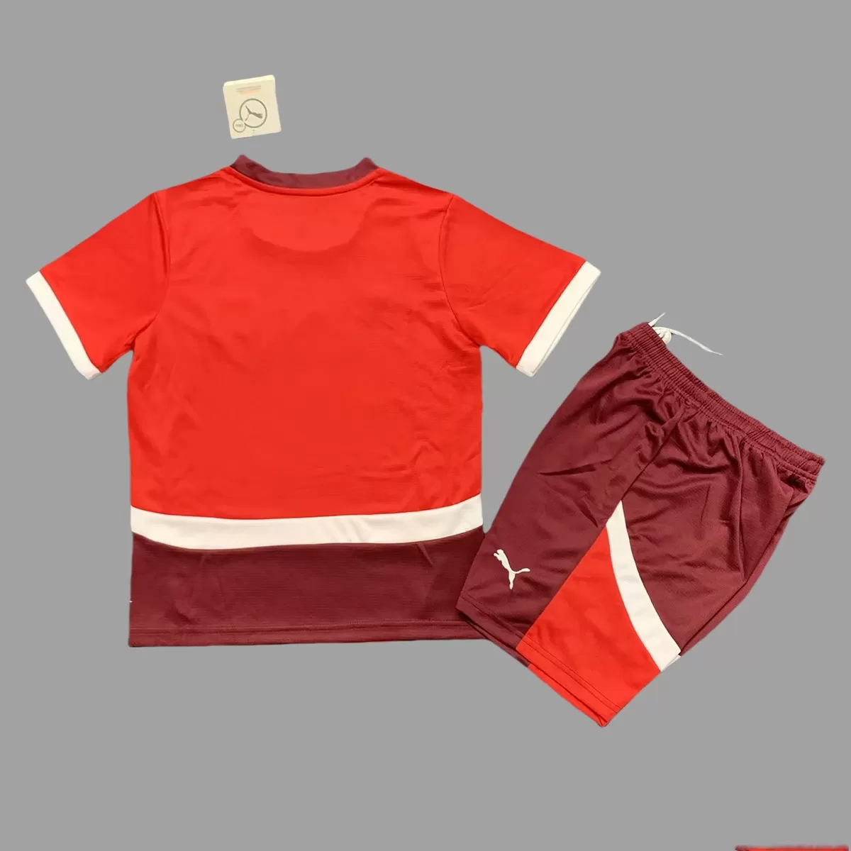 Euro 2024 Elveţia Tricou Acasa roșu Pentru Copii - imagine 2