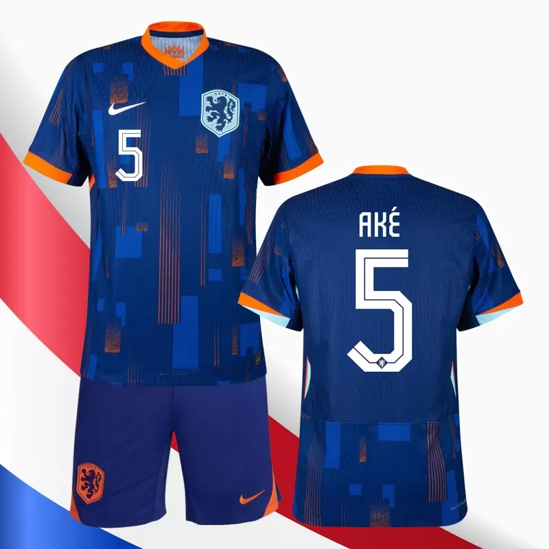 Euro 2024 Olanda Tricou Deplasare Aké 5