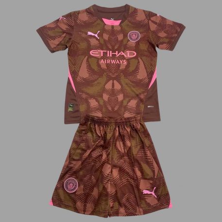 24 25 Manchester City Portar Tricou fotbal Pentru Copii