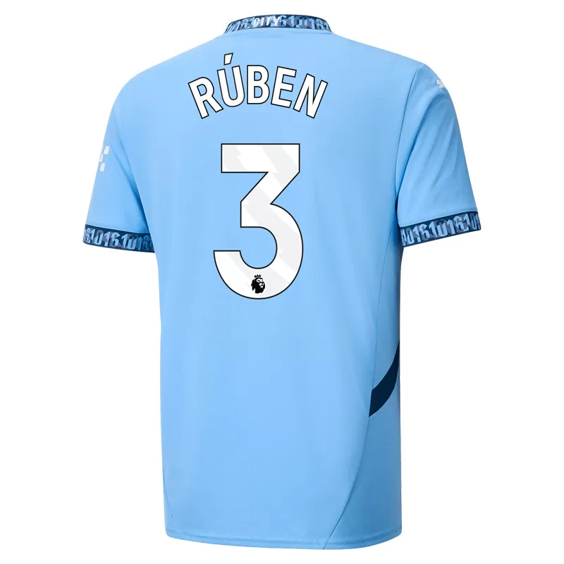 24/25 Manchester City Tricou Acasa RÚBEN 3 Printing