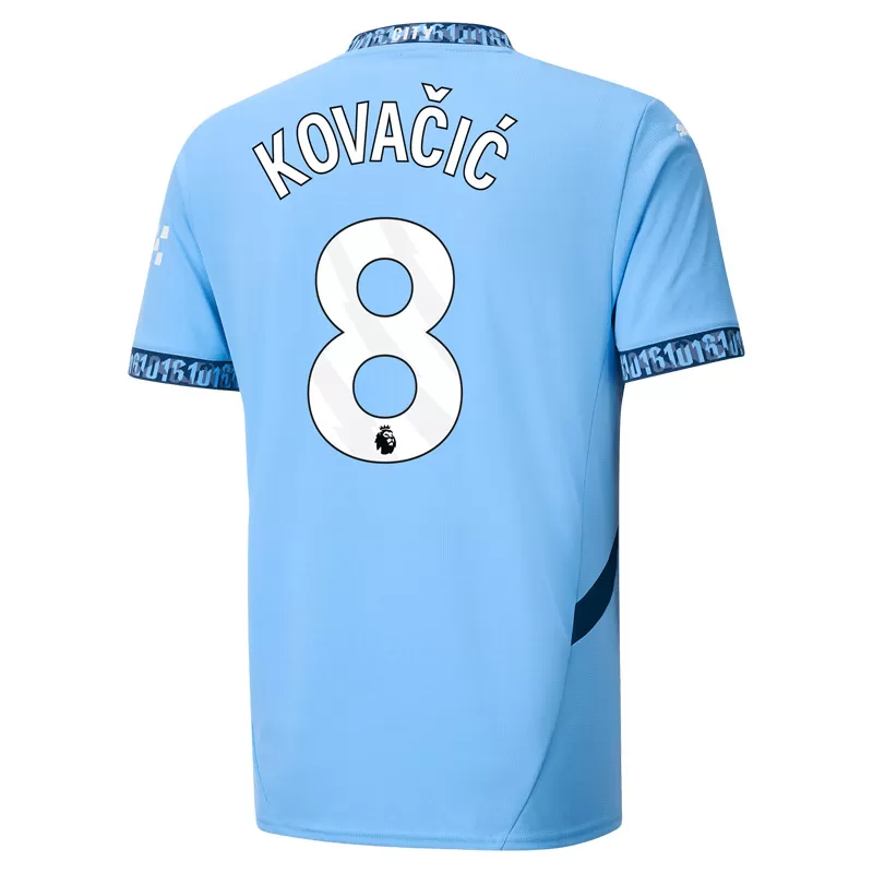 2024/25 Manchester City Tricou Acasa With KOVAČIĆ 8 Printing