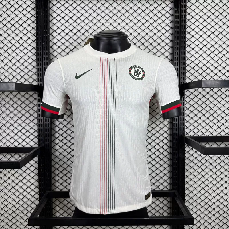 Chelsea tricou fotbal bărbați 2025/26 deplasare culoare albă