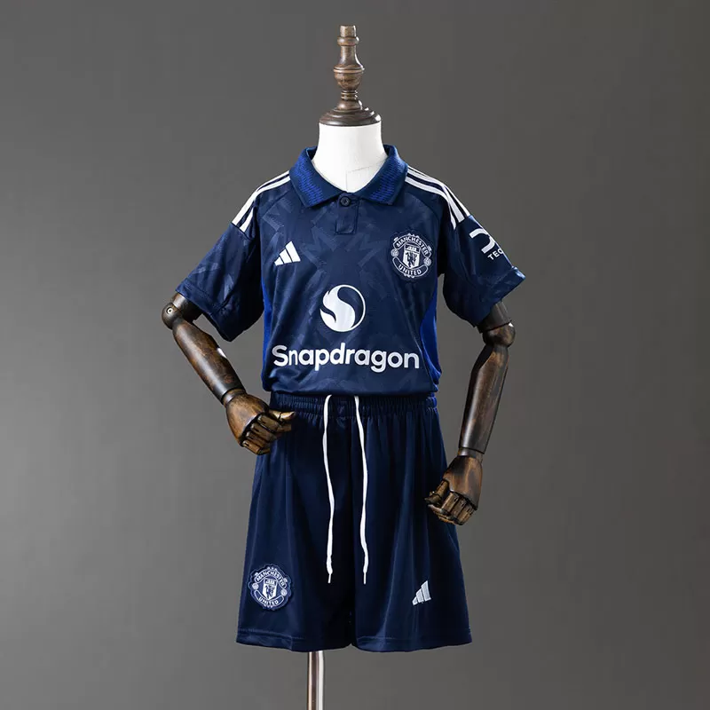 Deplasare echipament copii Manchester United 24/25