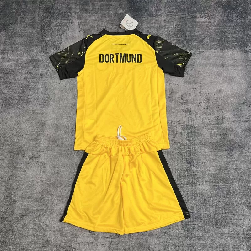 Echipament Fotbal Borussia Dortmund 2025-26 – Tricou și Pantaloni Scurți pentru Copii