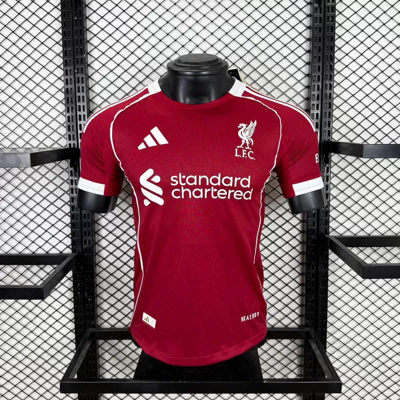 Echipament Liverpool Acasă 2025/26 Tricou Fotbal Bărbați Roșu
