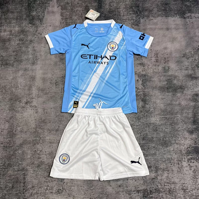 Echipament Manchester City Acasă 2025/26 pentru Copii