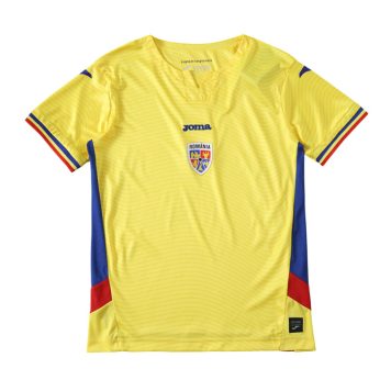 Echipament România 2025 Acasă – Tricou Fotbal Bărbați Galben