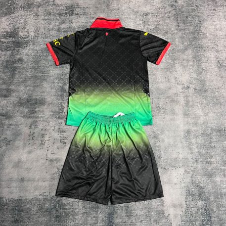 Echipament copii OFF-White x AC Milan - design negru cu verde